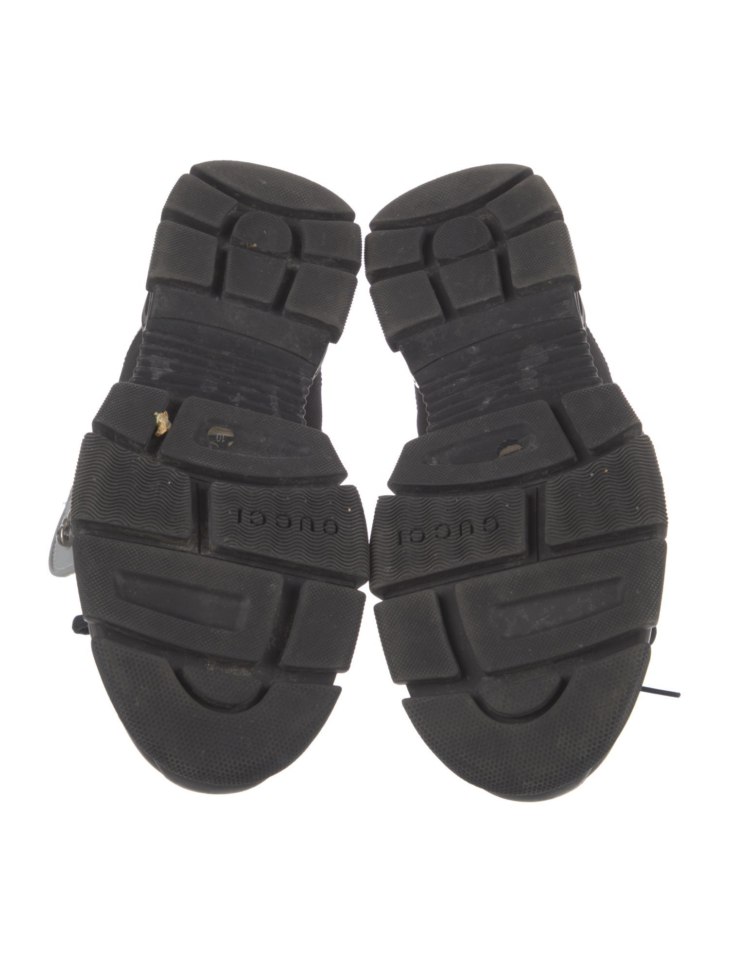 Gucci Leather Colorblock Pattern Hiking Boots